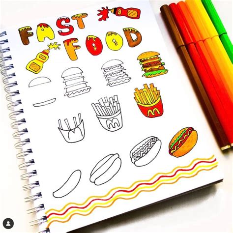 Jan 28, 2022 ... In this video I will teach you how to draw Food using lines and shapes. We will draw a pizza, hamburger and then a fruit drink.